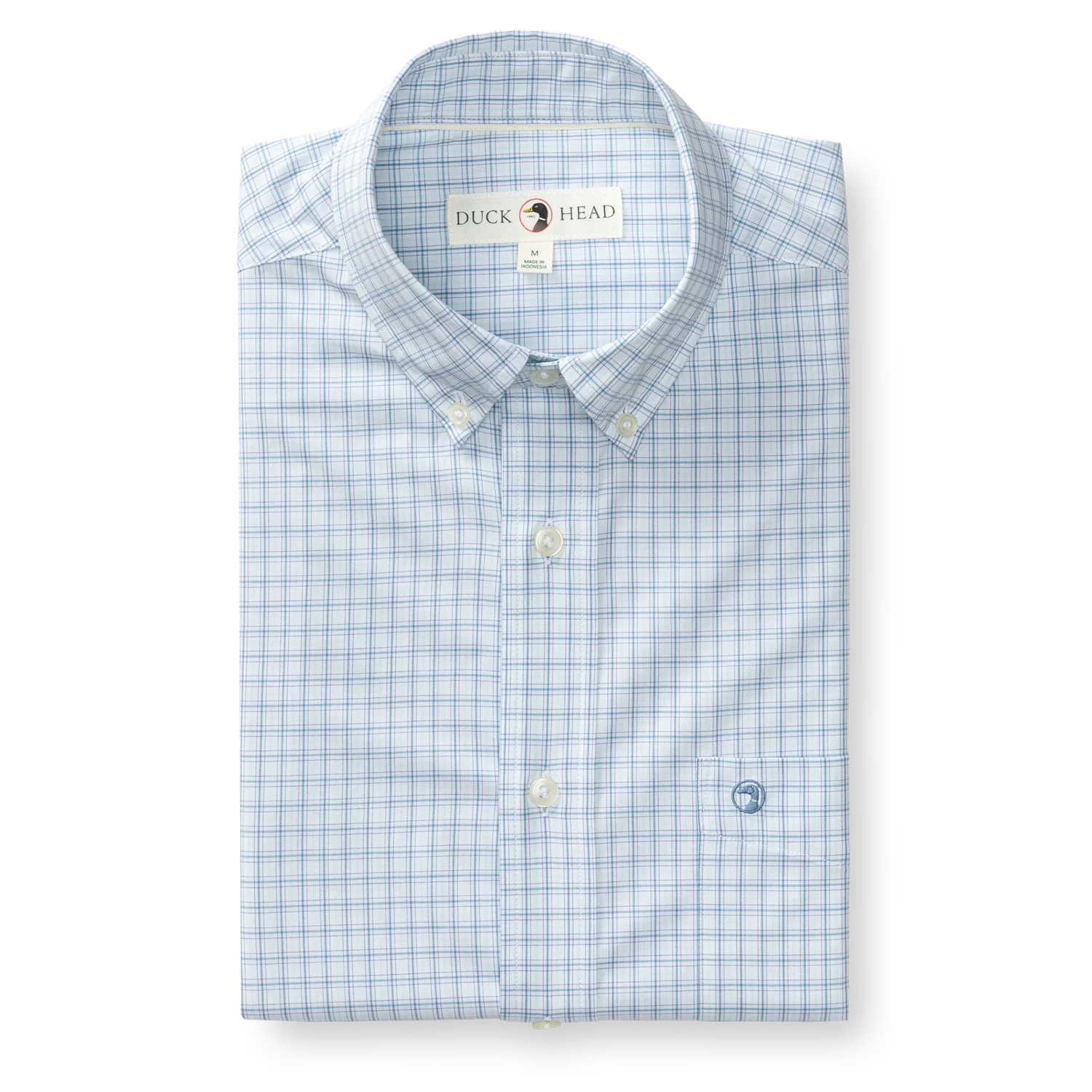 Performance Poplin Sport Shirt - Stokes Plaid - Seafoam Green - Image 2