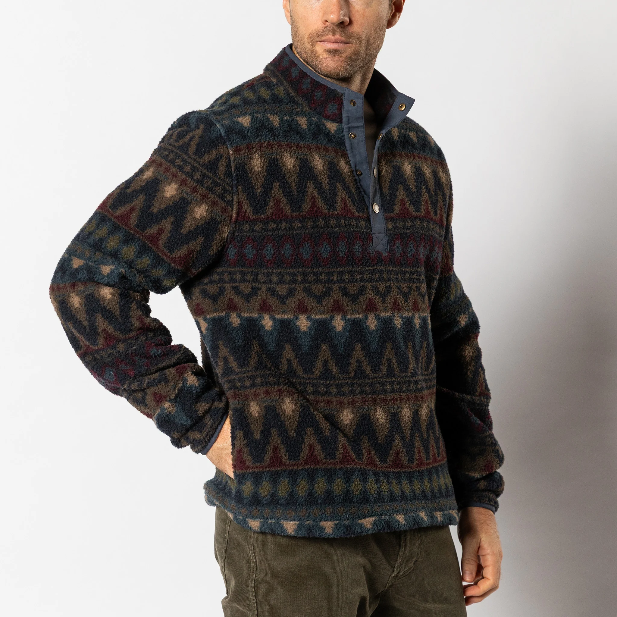 Pineview Fleece Snap Pullover - Image 2