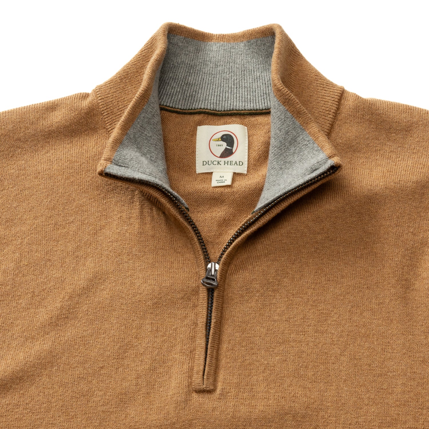 Ridley 1/4 Zip Sweater - Camel - Image 4