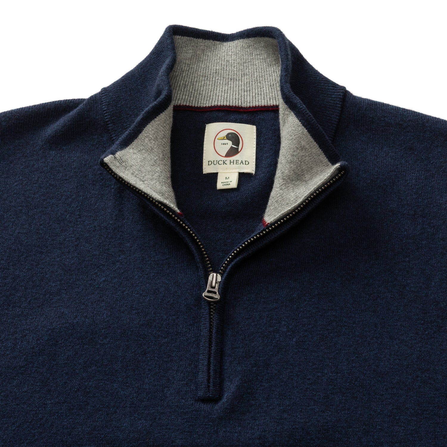 Ridley 1/4 Zip Sweater - Maritime Blue - Image 3
