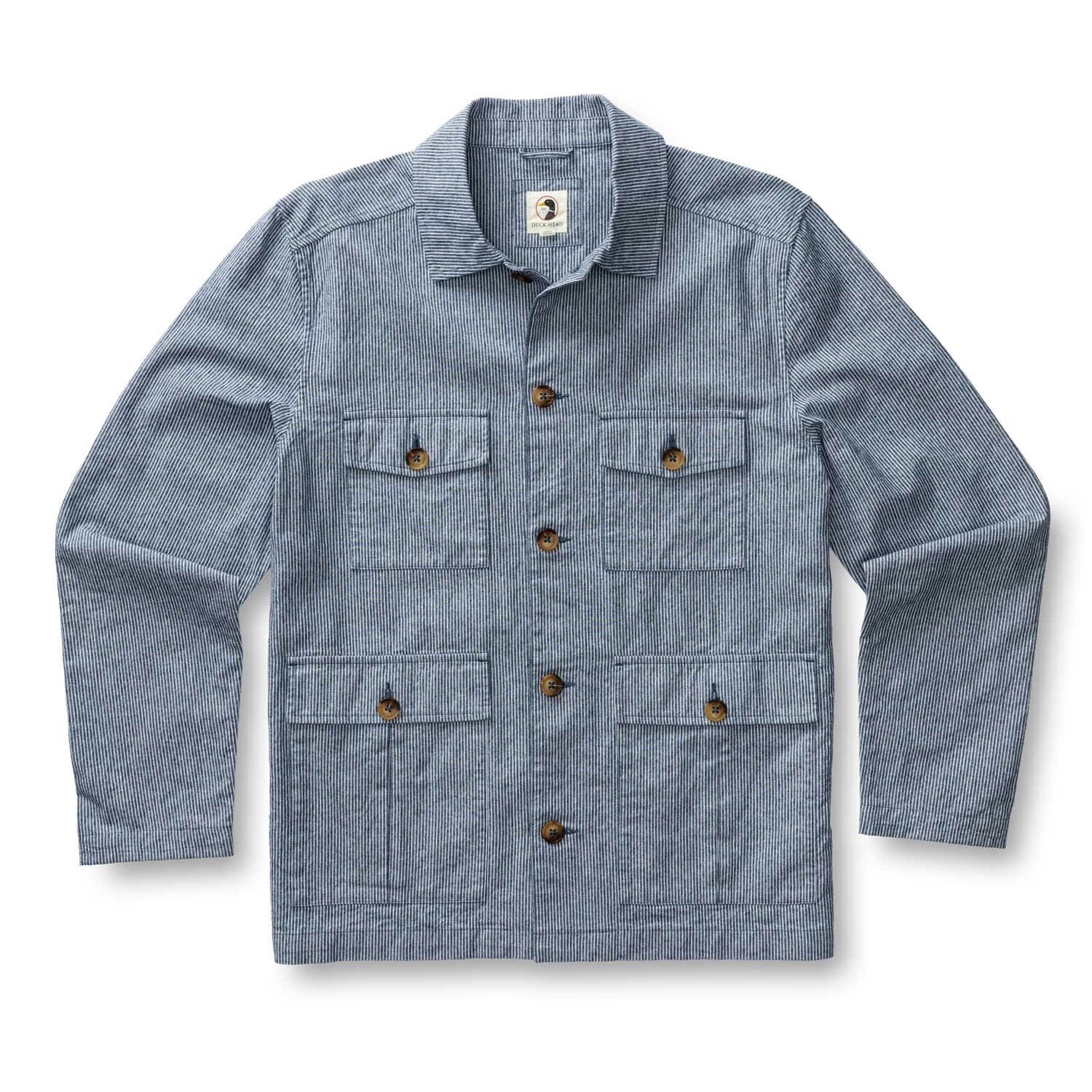 Rutledge Safari Jacket - Shorewood Stripe - Mallard Blue - Image 4