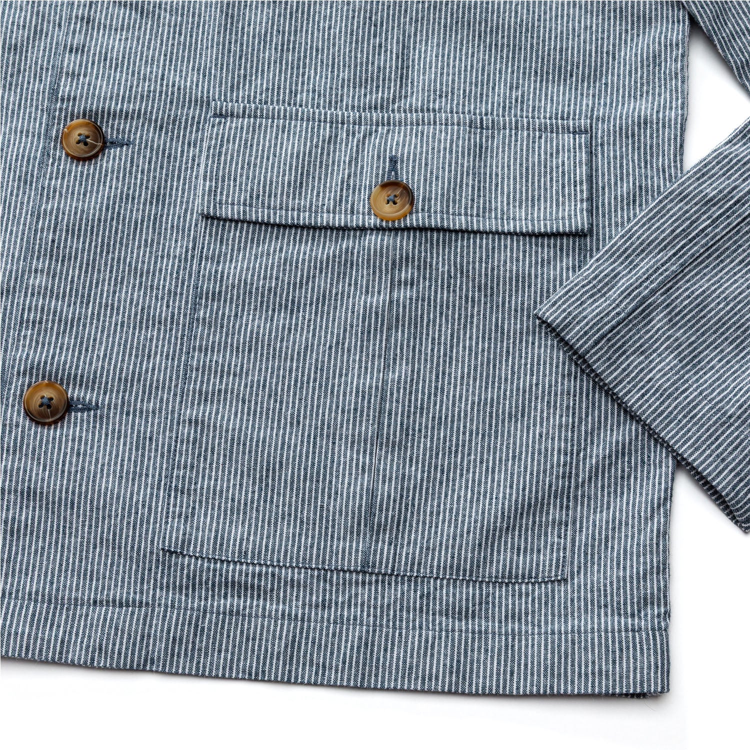 Rutledge Safari Jacket - Shorewood Stripe - Mallard Blue - Image 6