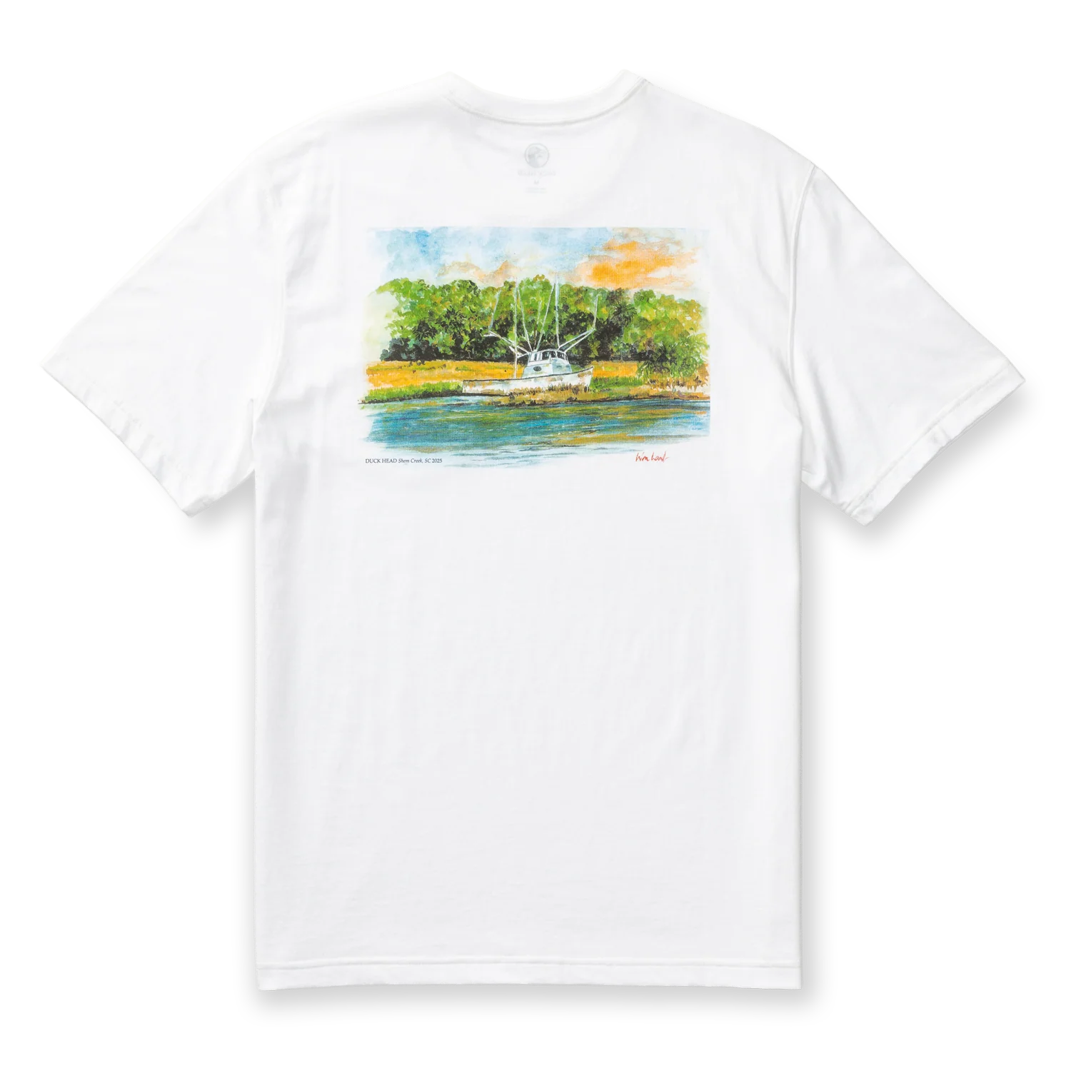 Shem Creek T-Shirt - White - Image 3