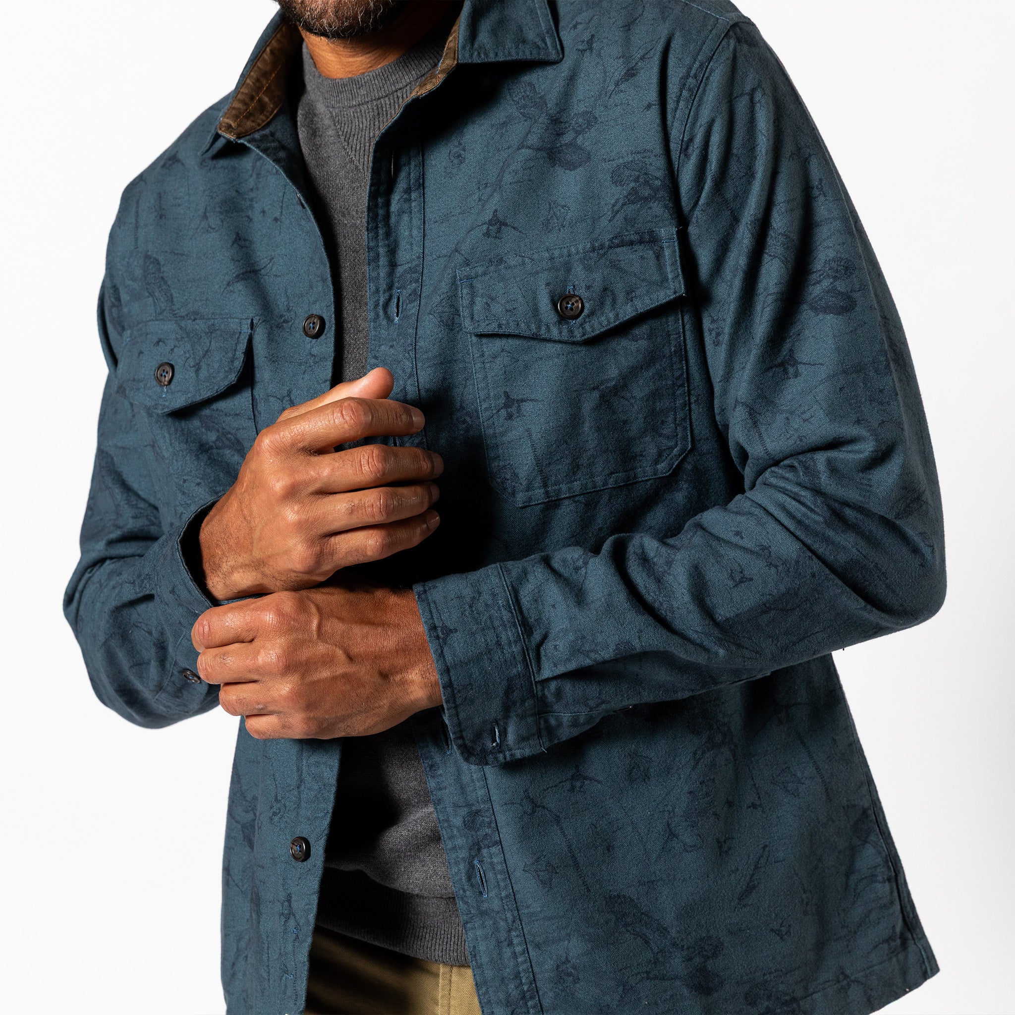 Slater Moleskin Overshirt - SALE - Image 2