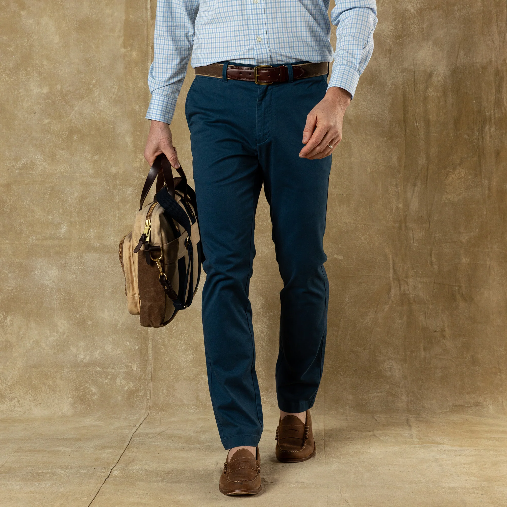 Classic Fit Gold School Chino - Image 3