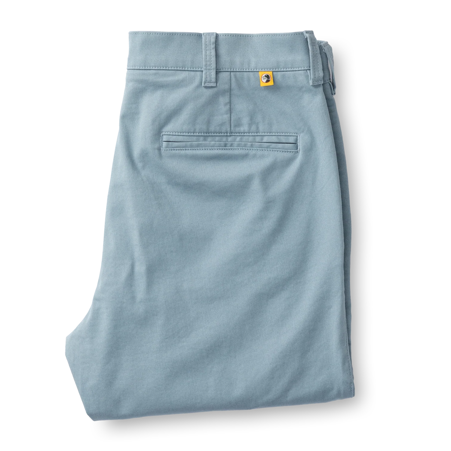 Slim Fit Gold School Chino - River Blue - Image 2