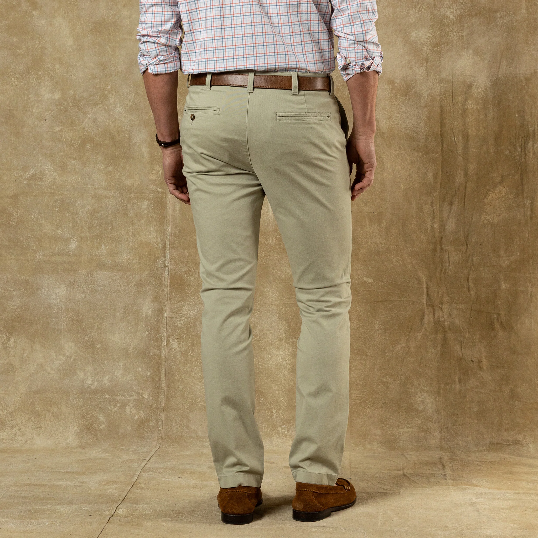 Slim Fit Gold School Chino - Sandstone - Image 2