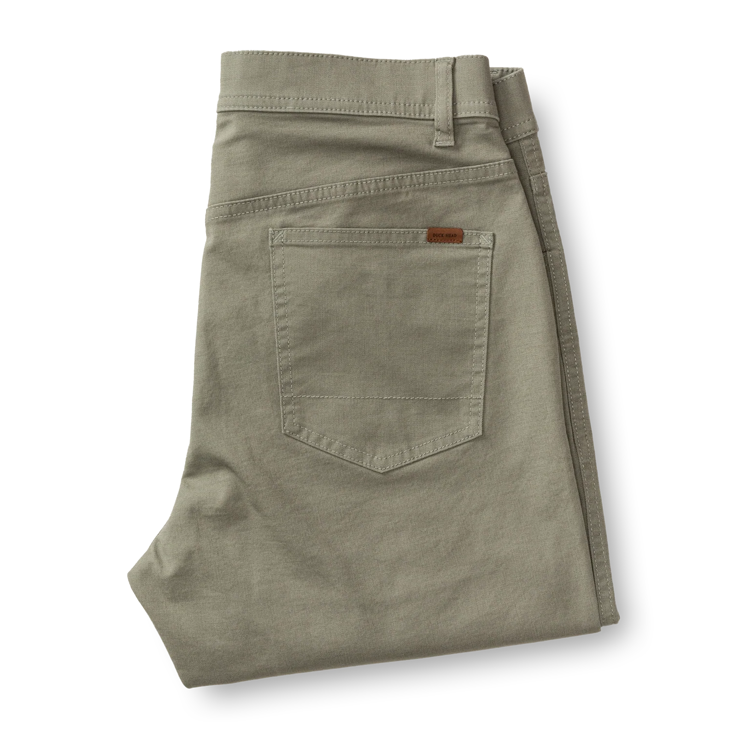 Slim Fit Pinpoint Canvas Five-Pocket - Mist Grey - Image 2