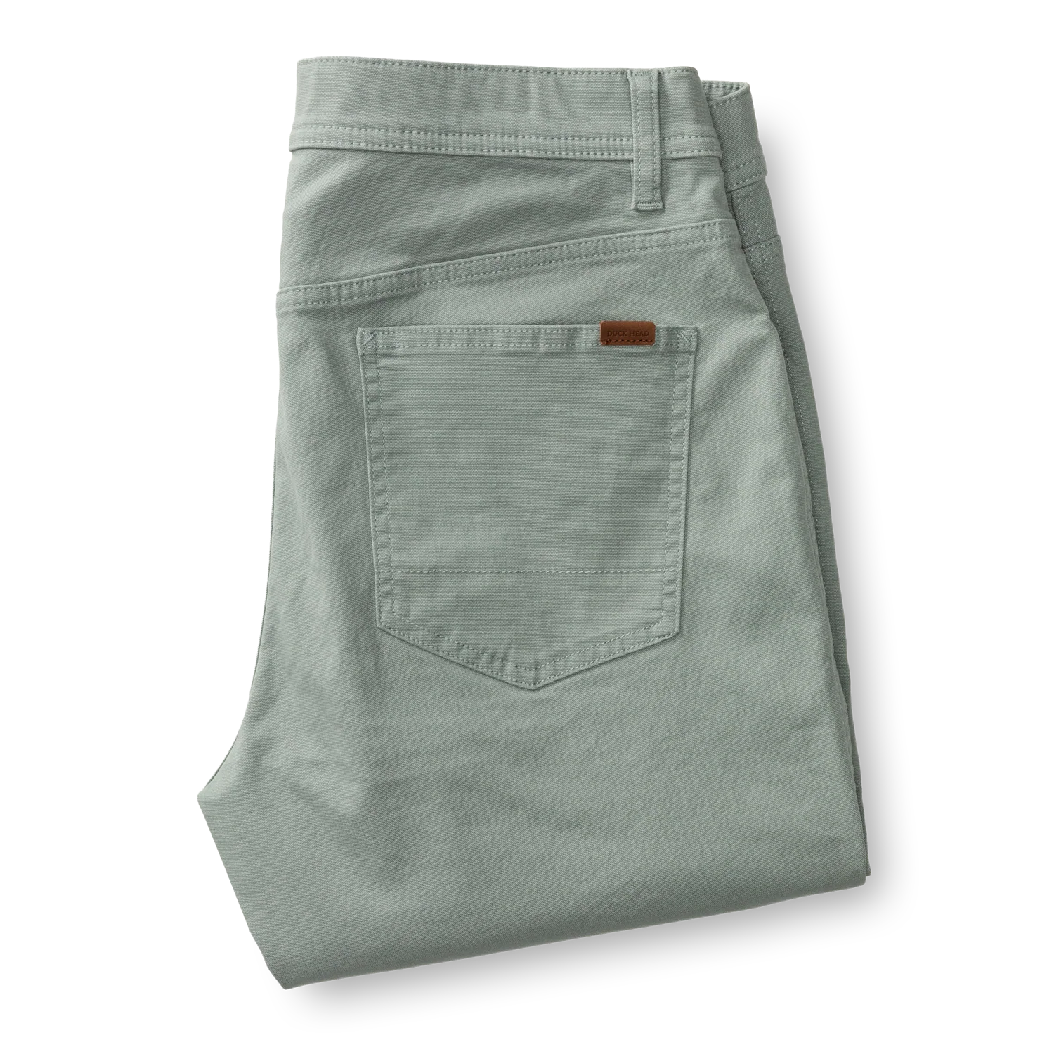 Slim Fit Pinpoint Canvas  Five-Pocket - Pewter Grey - Image 3