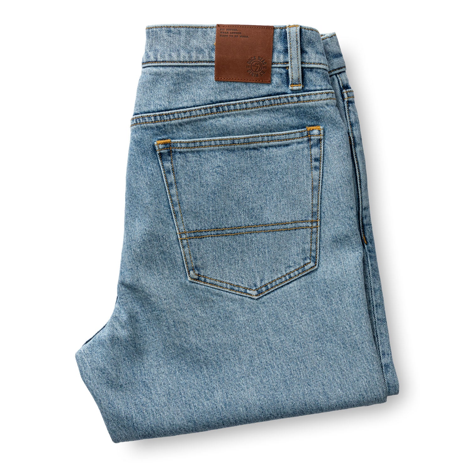 Slim Straight Denim - Light Wash - Image 3