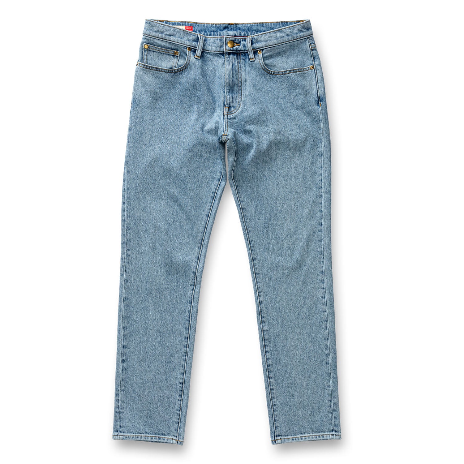 Slim Straight Denim - Light Wash - Image 4