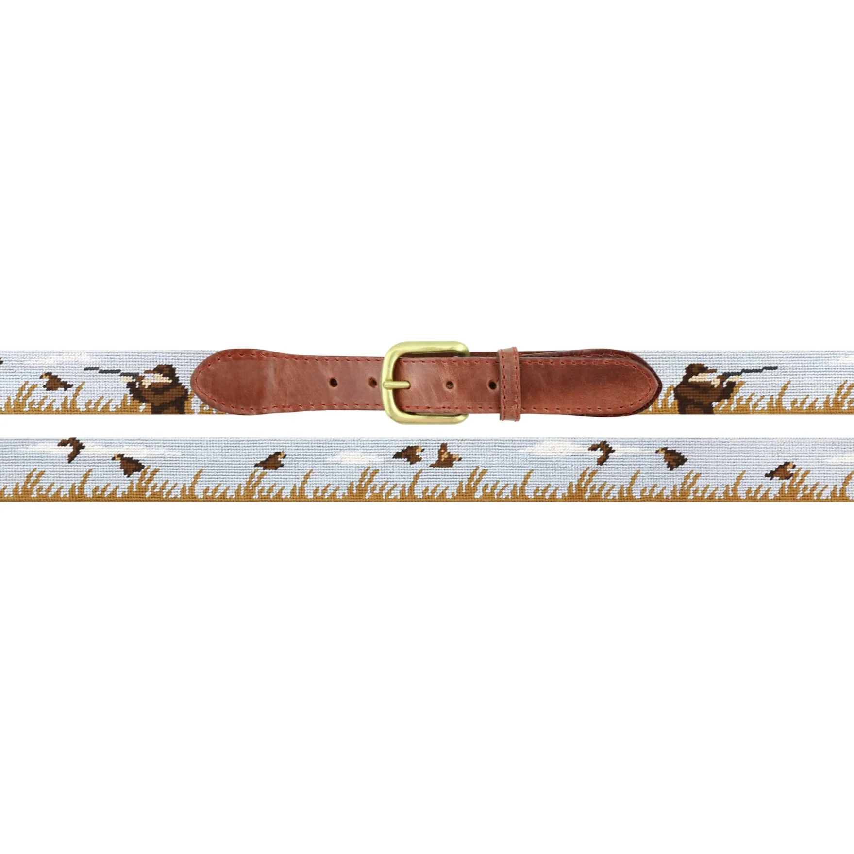 Smathers & Branson Upland Shoot Belt - Light Blue - Image 2