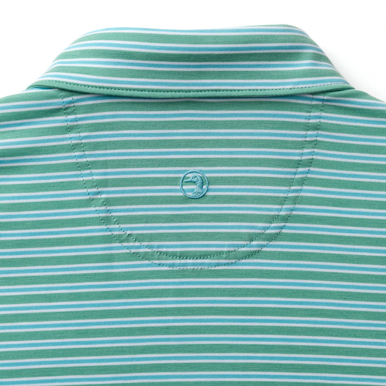 Summerford Performance Jersey Polo - Pierce Stripe - Aspen Green - Image 5