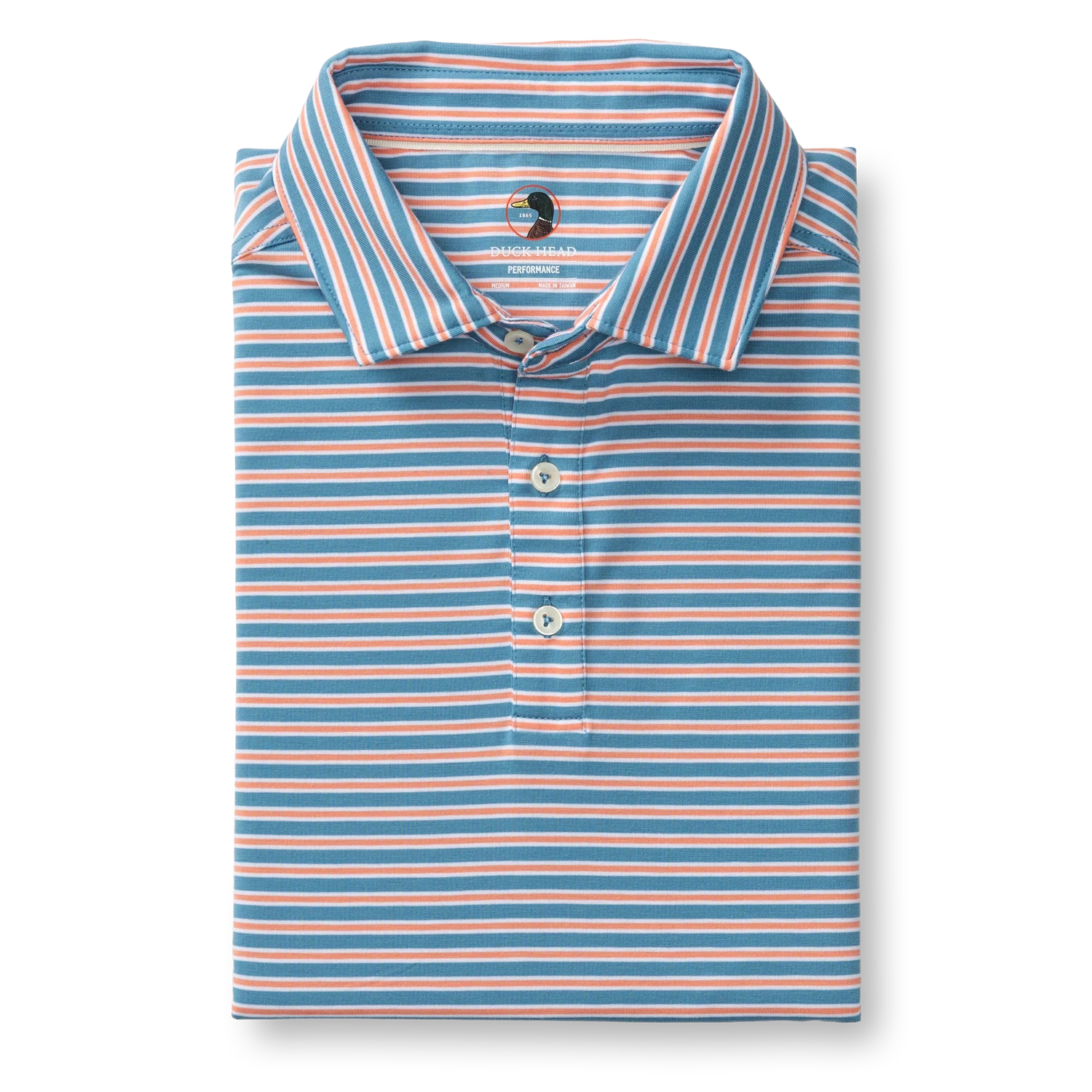 Summerford Performance Jersey Polo - Pierce Stripe - Sunwashed Blue - Image 3