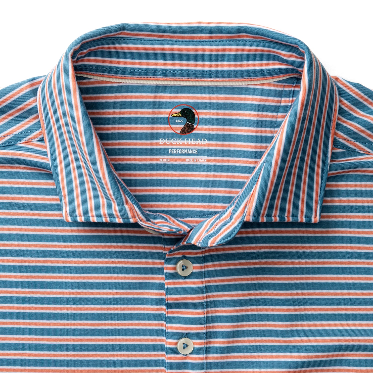 Summerford Performance Jersey Polo - Pierce Stripe - Sunwashed Blue - Image 4