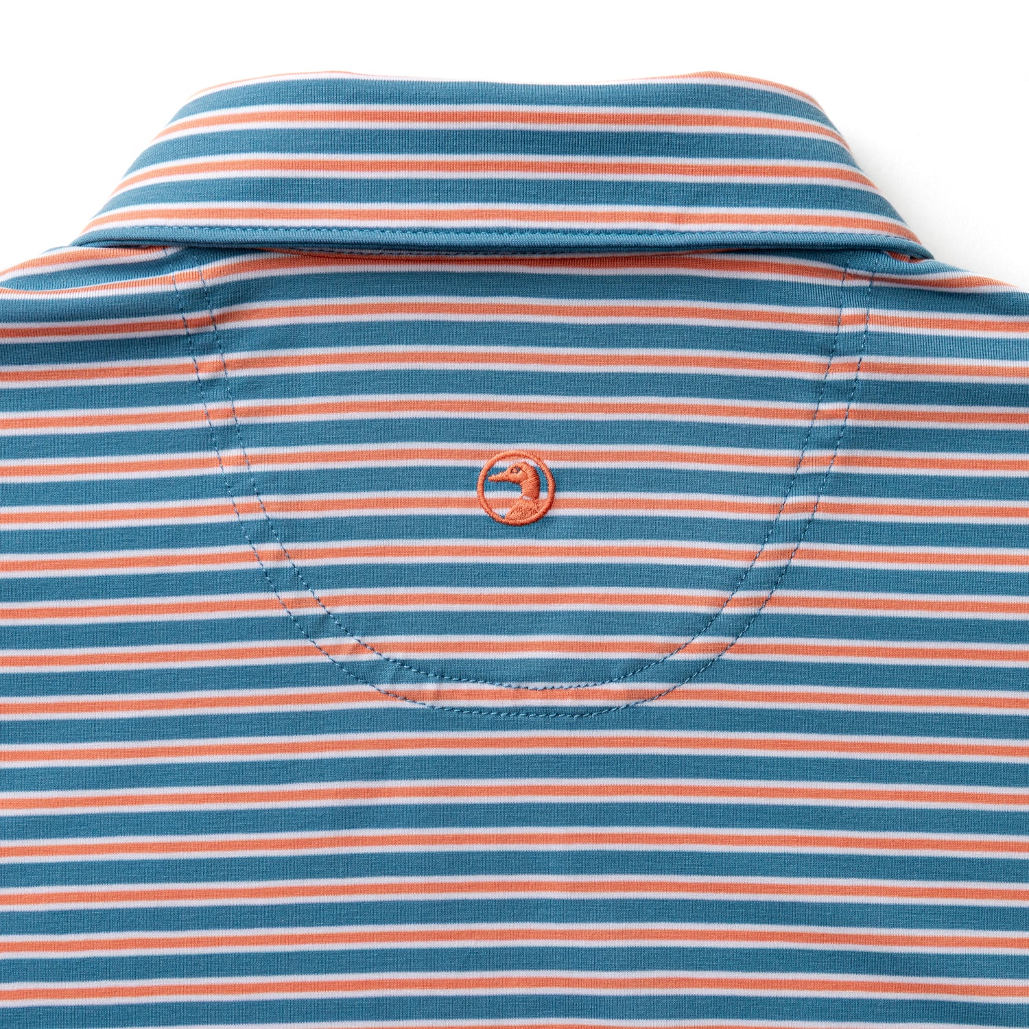 Summerford Performance Jersey Polo - Pierce Stripe - Sunwashed Blue - Image 5