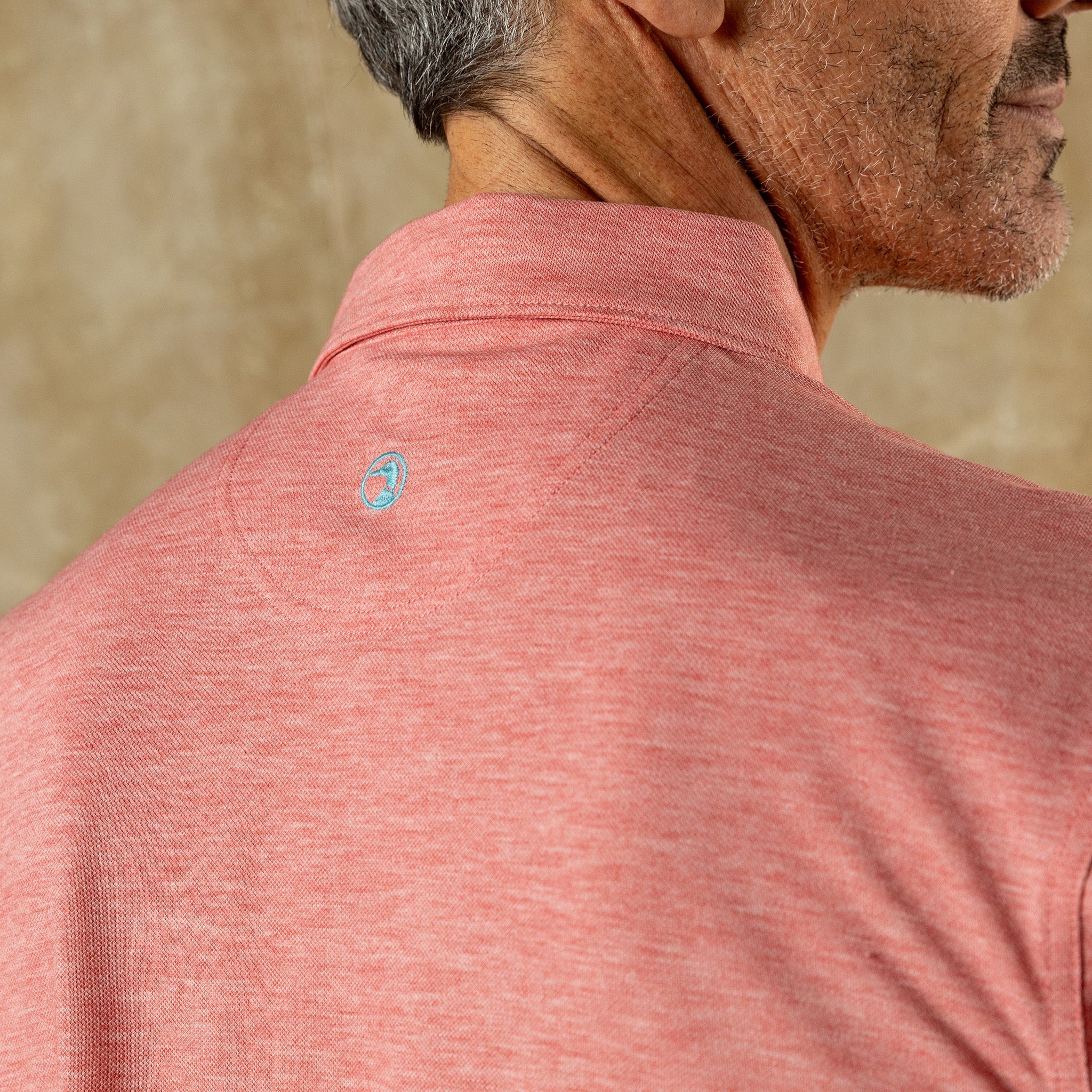 Summerford Performance Pique Polo - Classic Red Heather - Image 2
