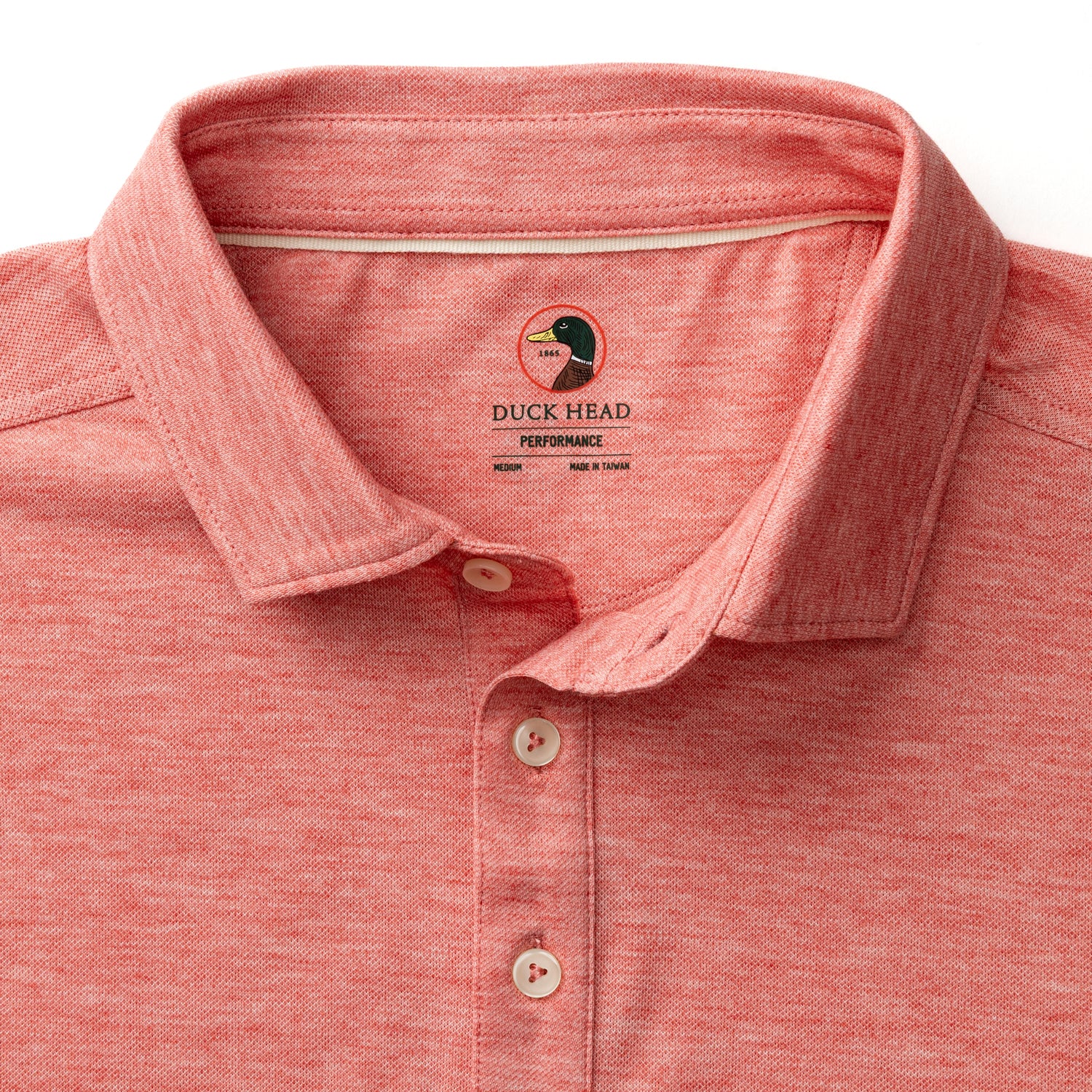 Summerford Performance Pique Polo - Classic Red Heather - Image 4
