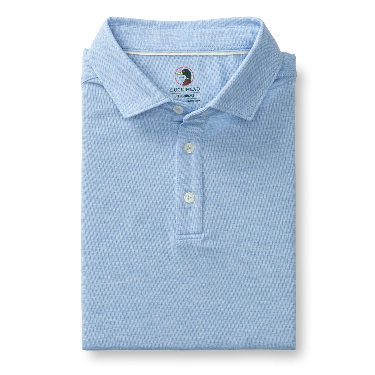 Summerford Performance Pique Polo - Serenity Blue Heather - Image 3
