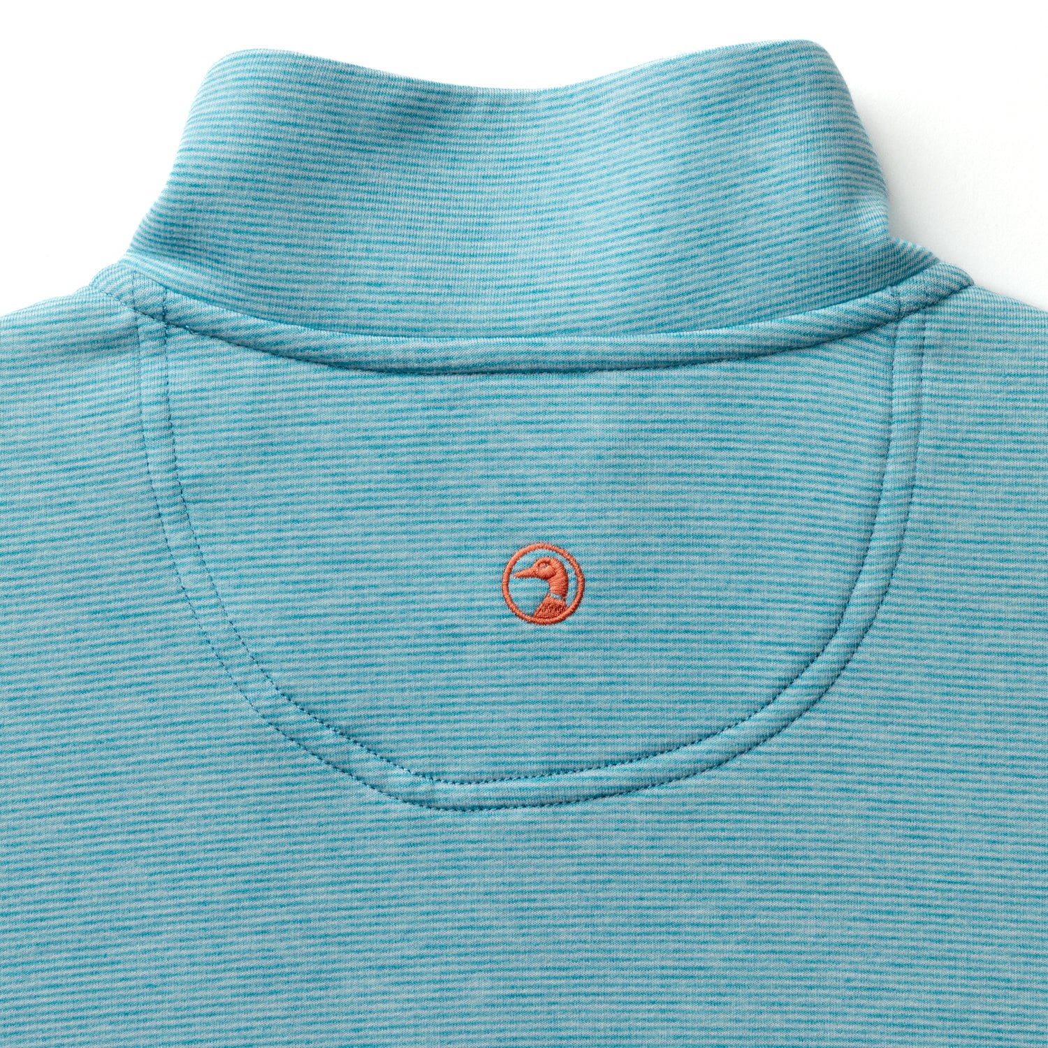 Summerford Striped Performance 1/4 Zip Pullover - Lake Blue Heather - Image 6