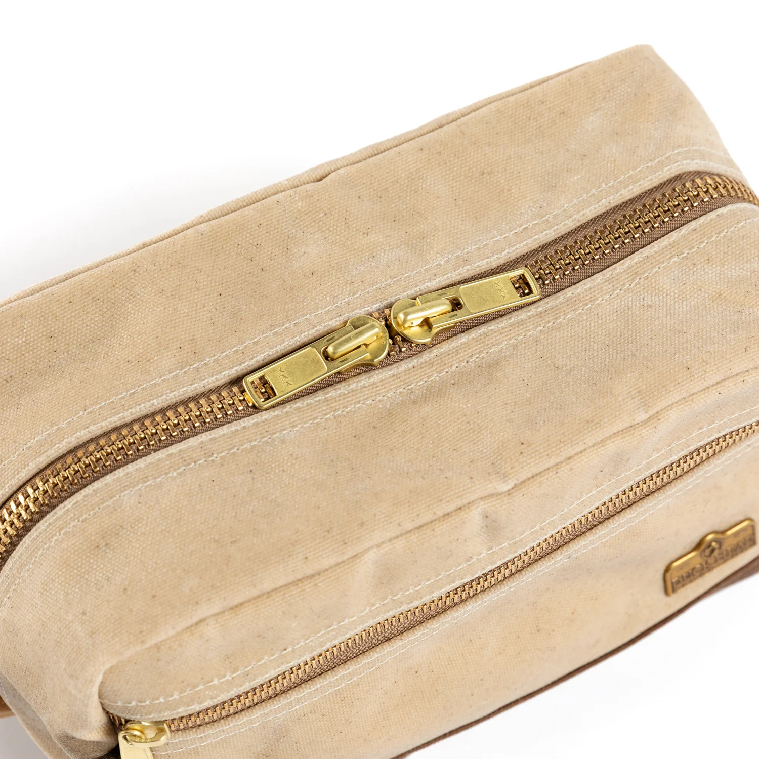 Waxed Canvas Dopp Kit - Natural - Image 3