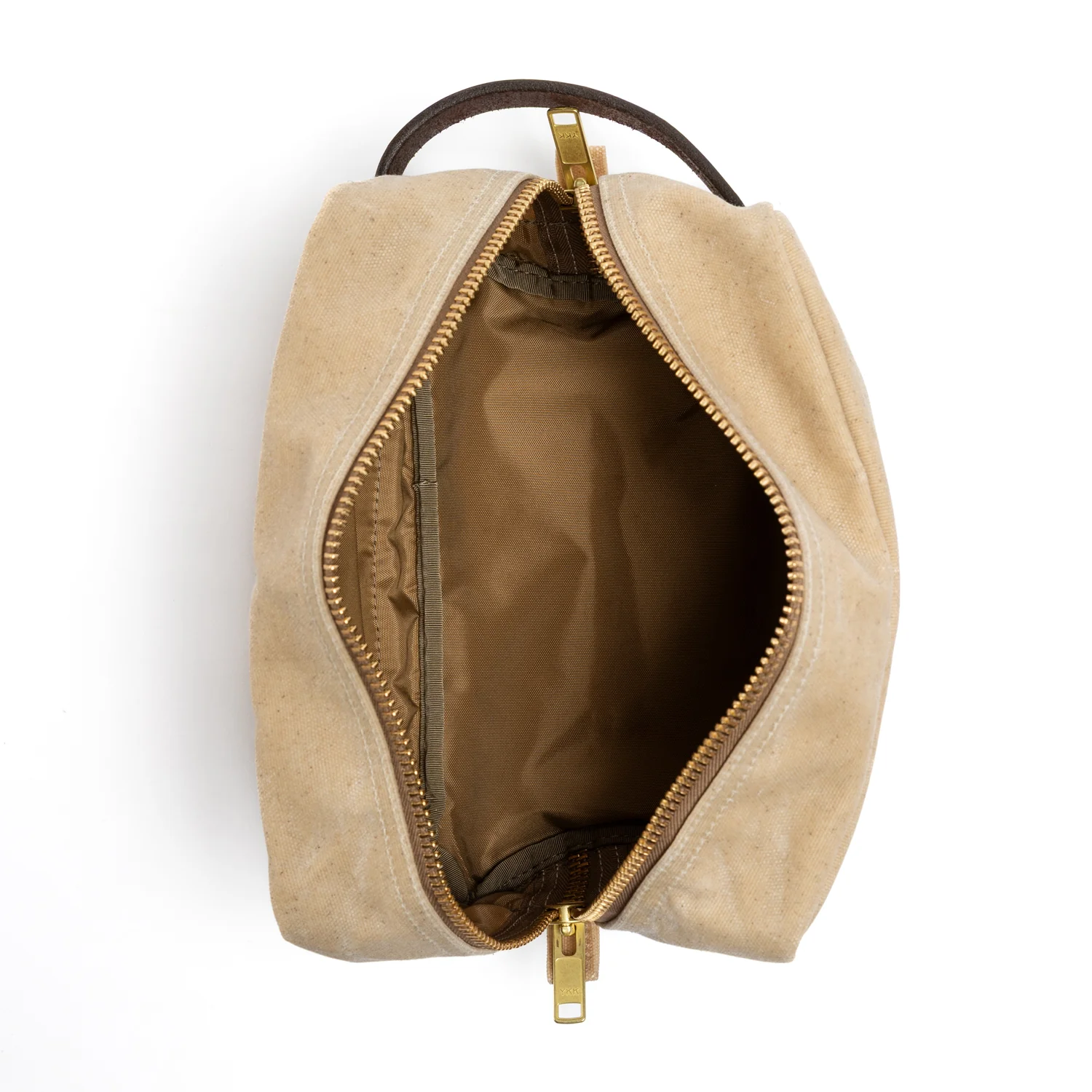 Waxed Canvas Dopp Kit - Natural - Image 5