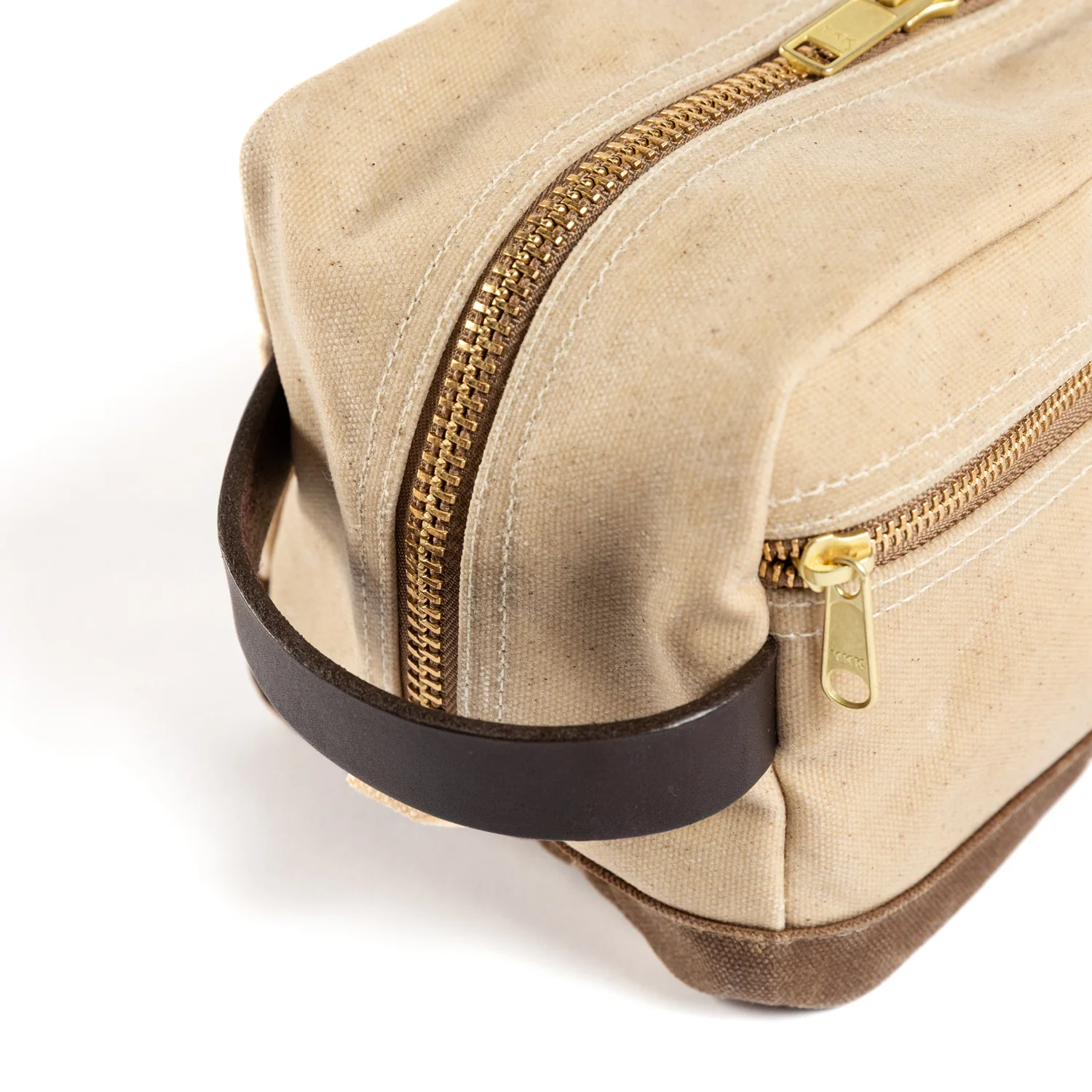 Waxed Canvas Dopp Kit - Natural - Image 6