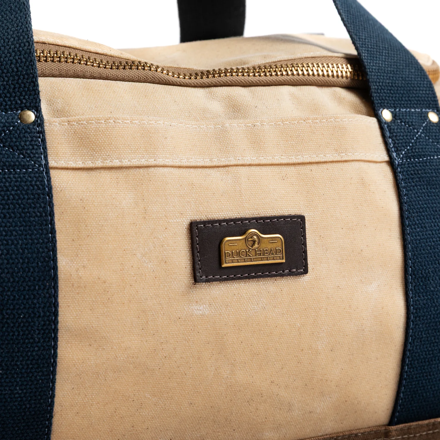 Waxed Canvas Overnighter Bag - Natural - Image 4