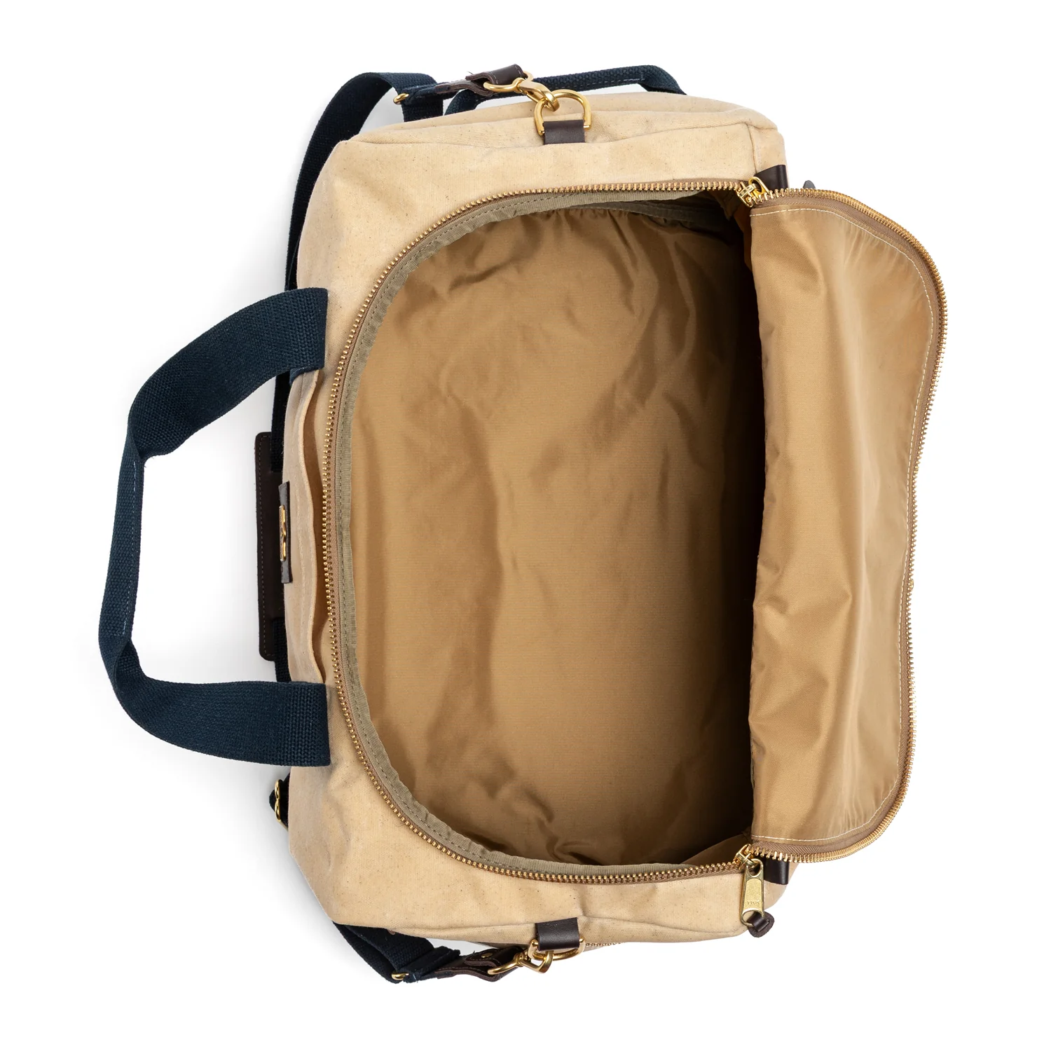 Waxed Canvas Overnighter Bag - Natural - Image 7