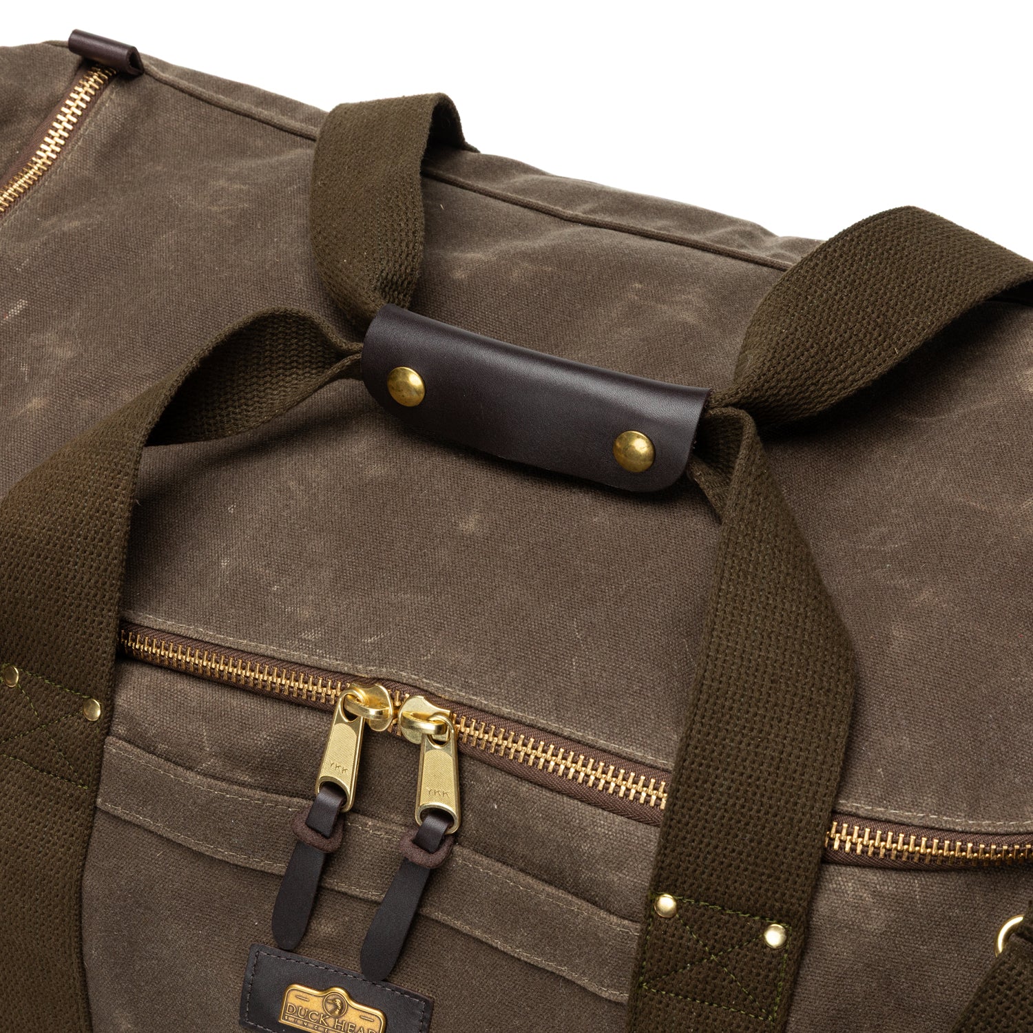 Waxed Canvas Long-Hauler Bag - Field Brown - Image 7