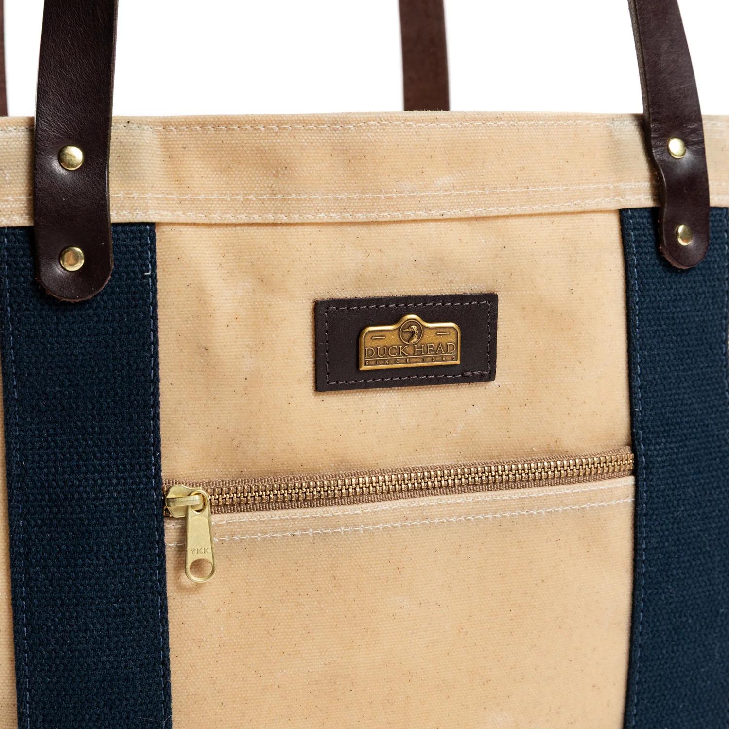 Waxed Canvas Tote - Natural - Image 3
