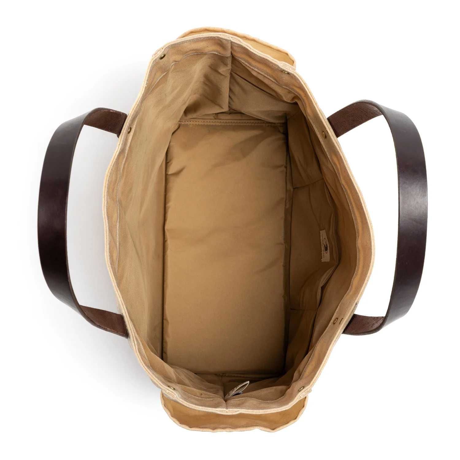Waxed Canvas Tote - Natural - Image 4