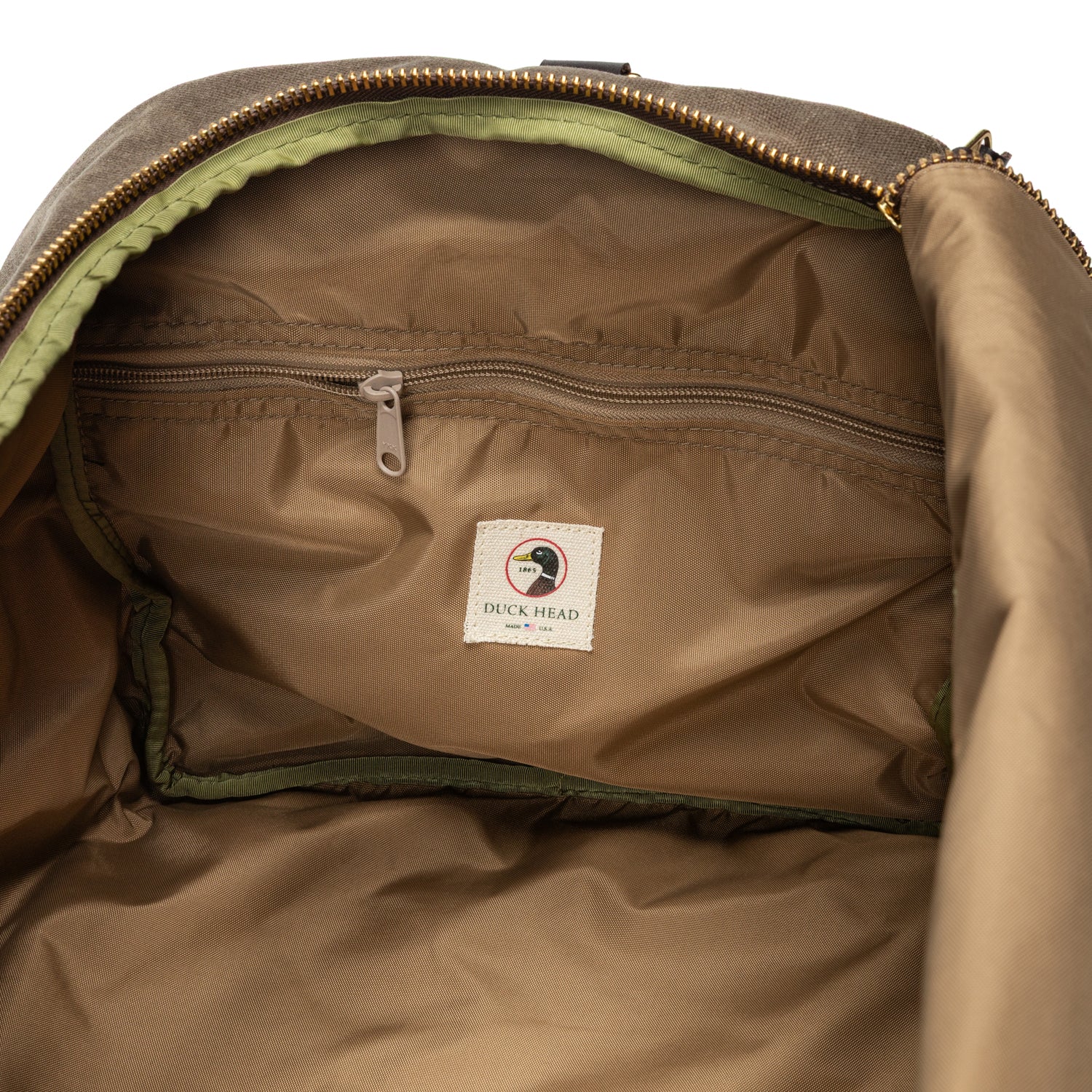 Waxed Canvas Weekender Bag - Field Brown - Image 4