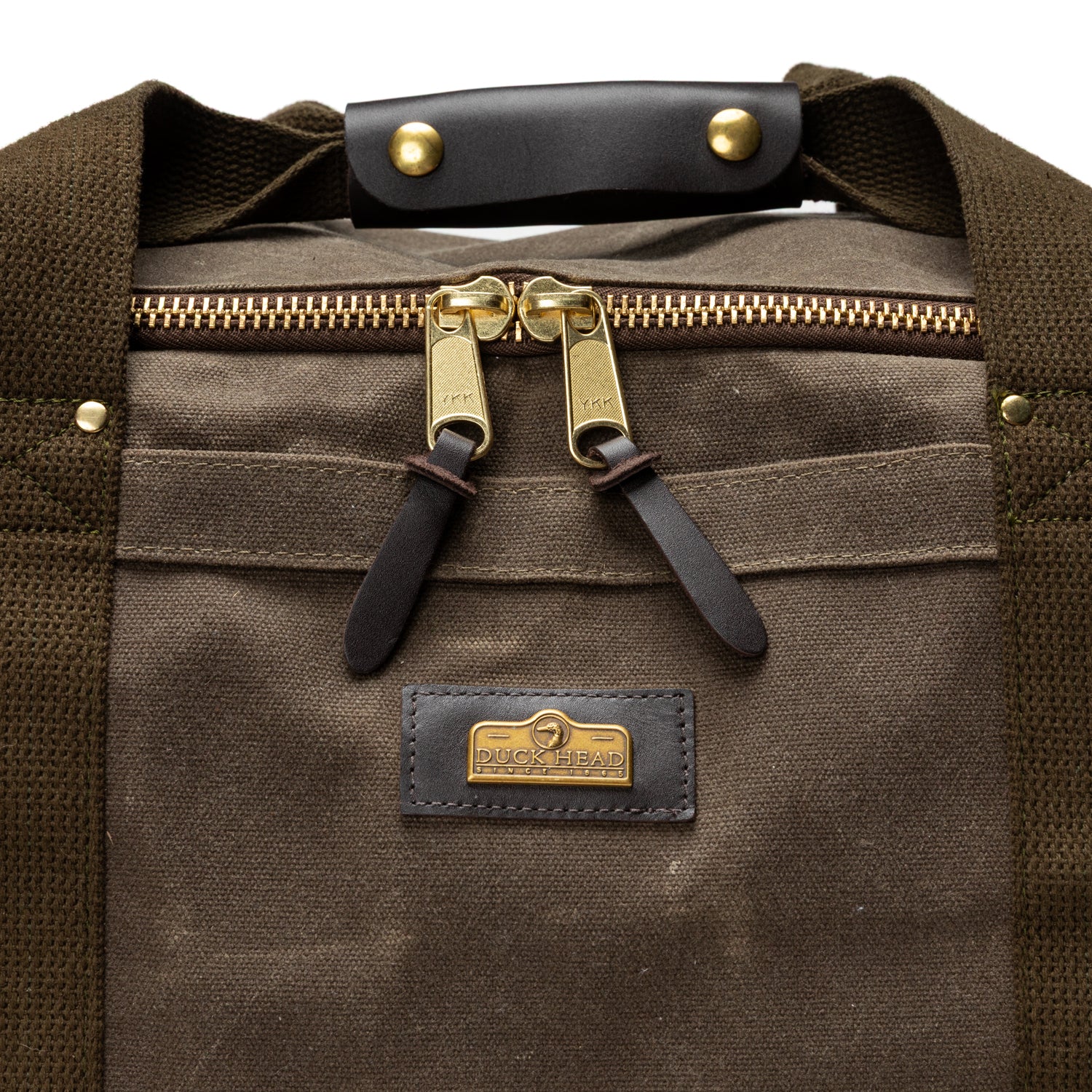 Waxed Canvas Weekender Bag - Field Brown - Image 7
