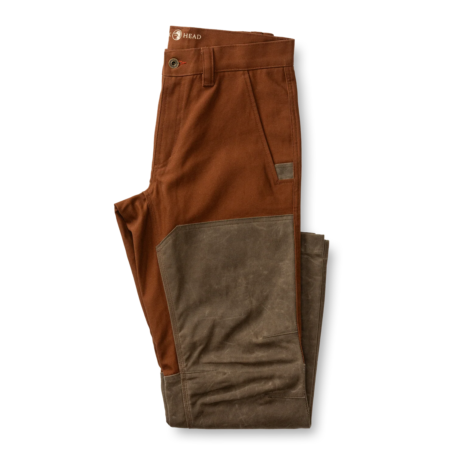 Waxed Duck Canvas Briar Pant - Nutmeg Brown - Image 3