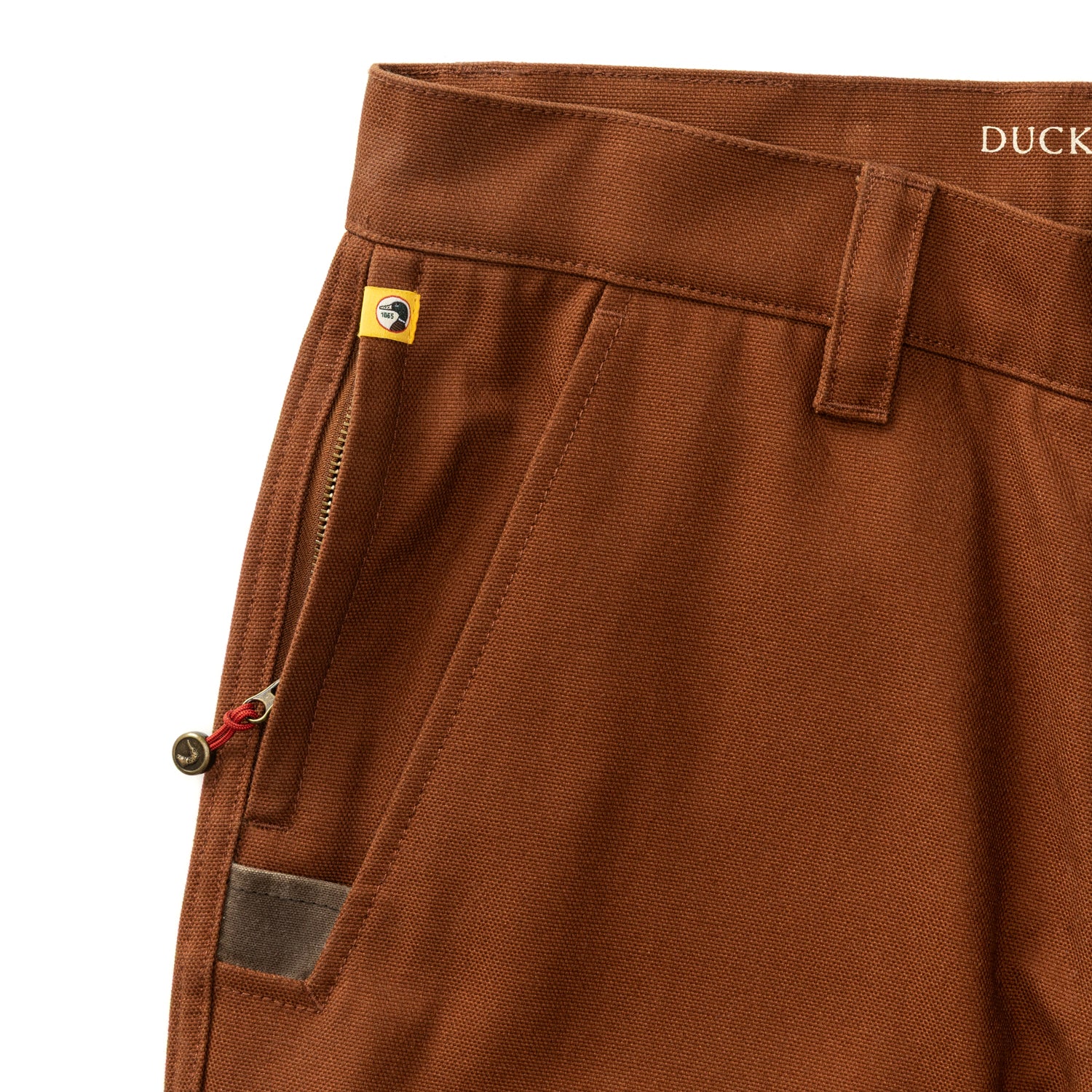 Waxed Duck Canvas Briar Pant - Nutmeg Brown - Image 5