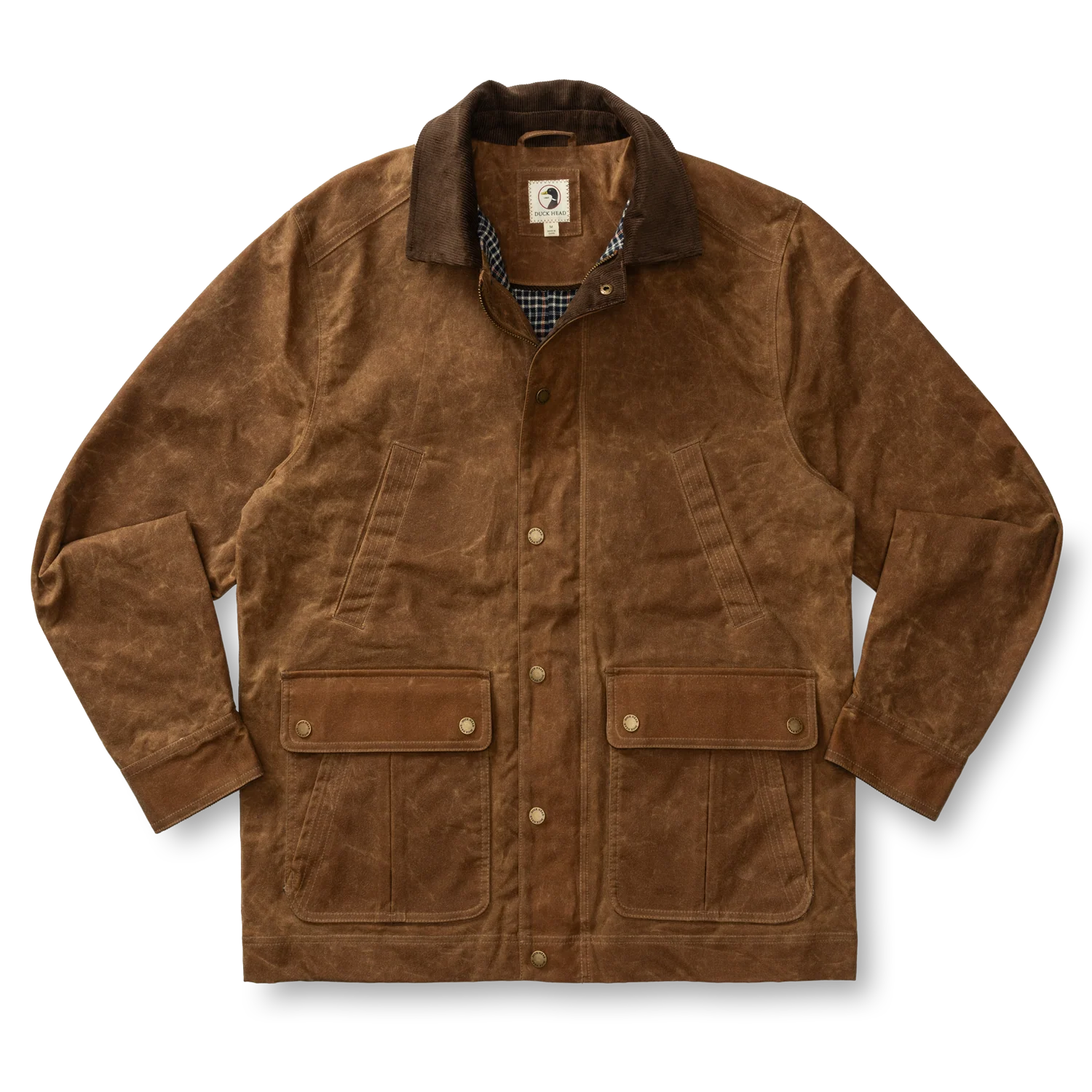 Waxed Duck Canvas Jacket - Buckskin - Image 3