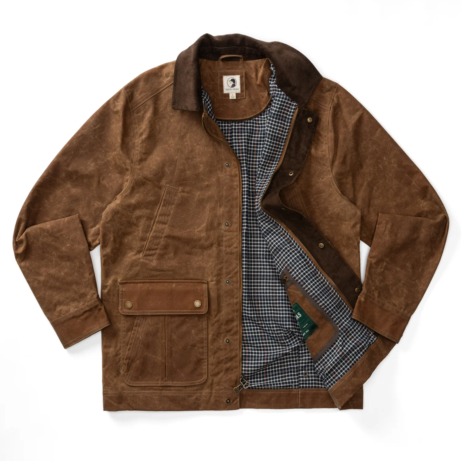 Waxed Duck Canvas Jacket - Buckskin - Image 4
