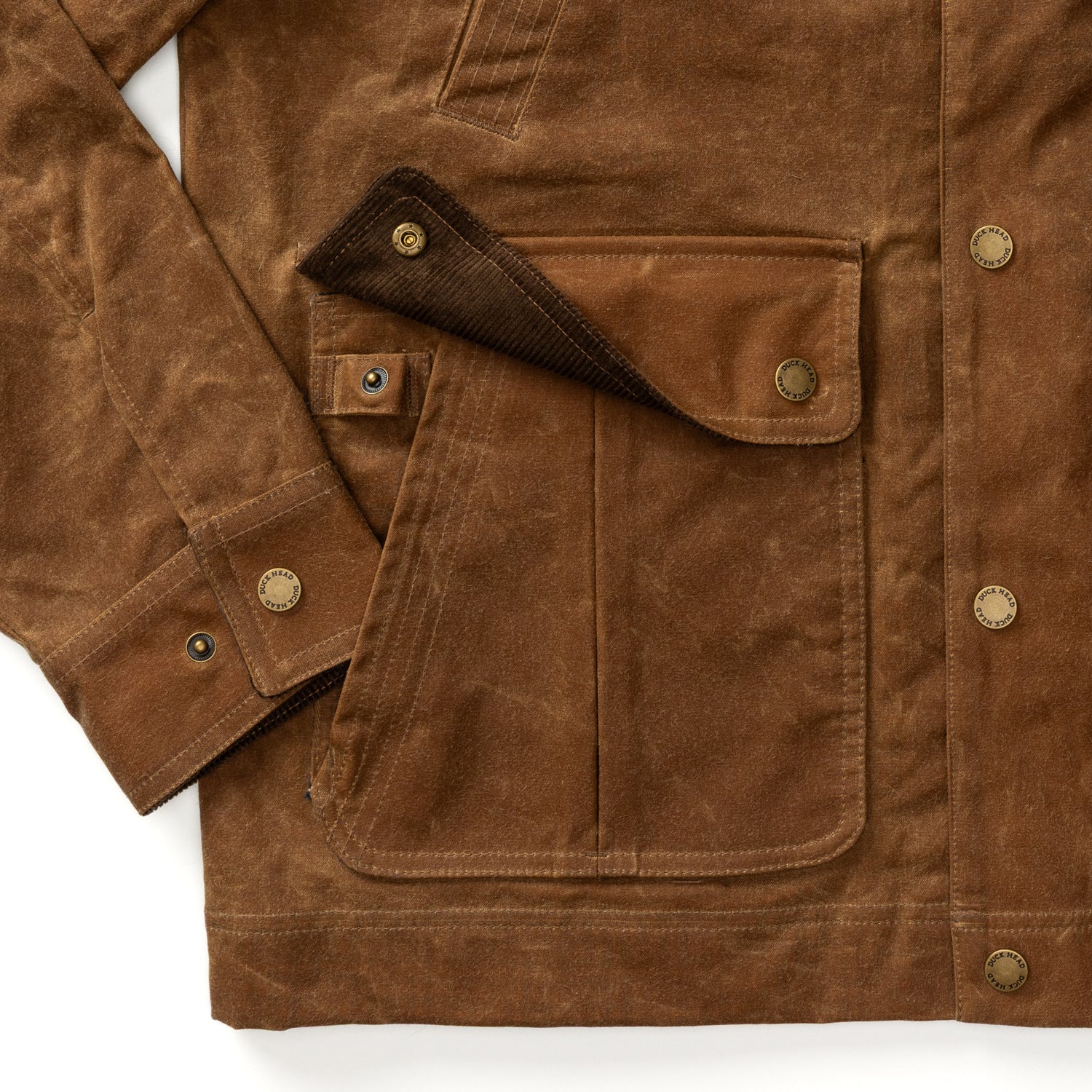 Waxed Duck Canvas Jacket - Buckskin - Image 7