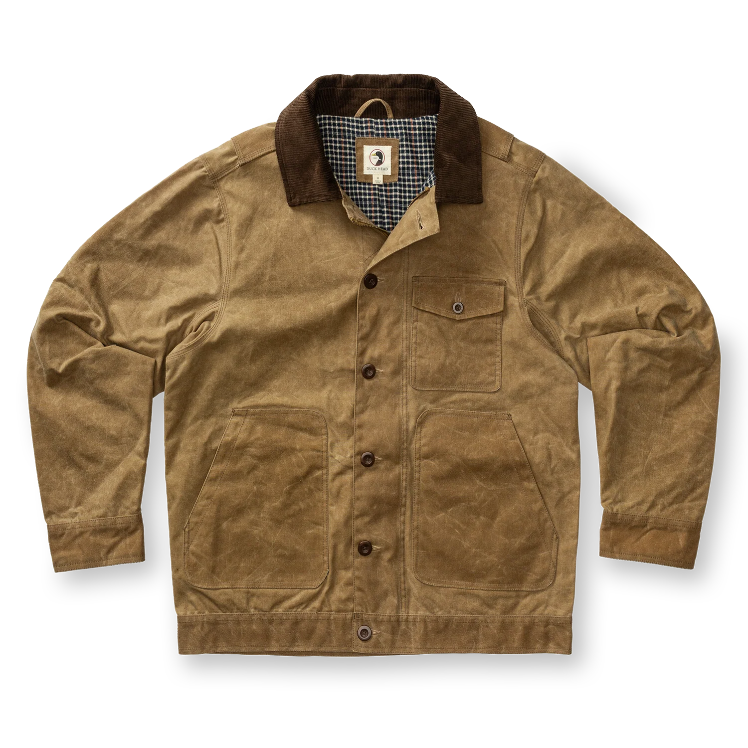 Waxed Duck Canvas Rancher Jacket - Umber Brown - Image 5