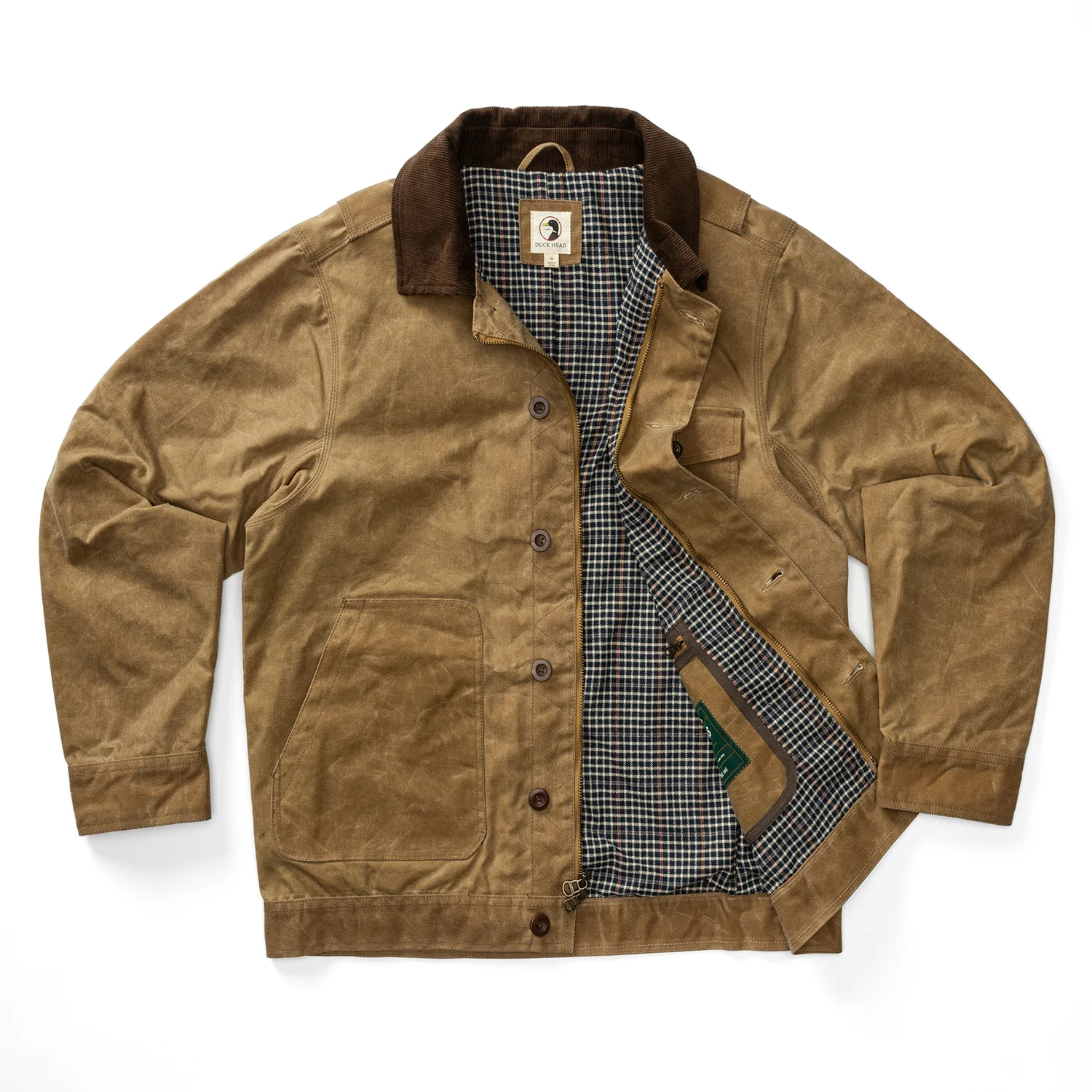 Waxed Duck Canvas Rancher Jacket - Umber Brown - Image 6
