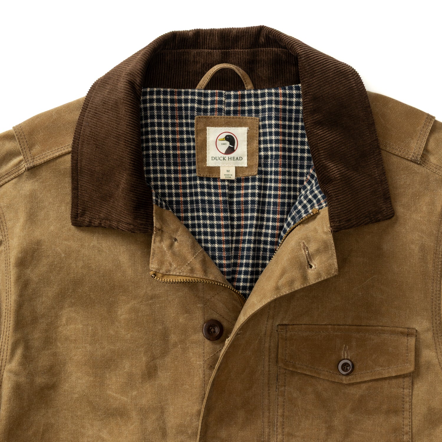 Waxed Duck Canvas Rancher Jacket - Umber Brown - Image 7