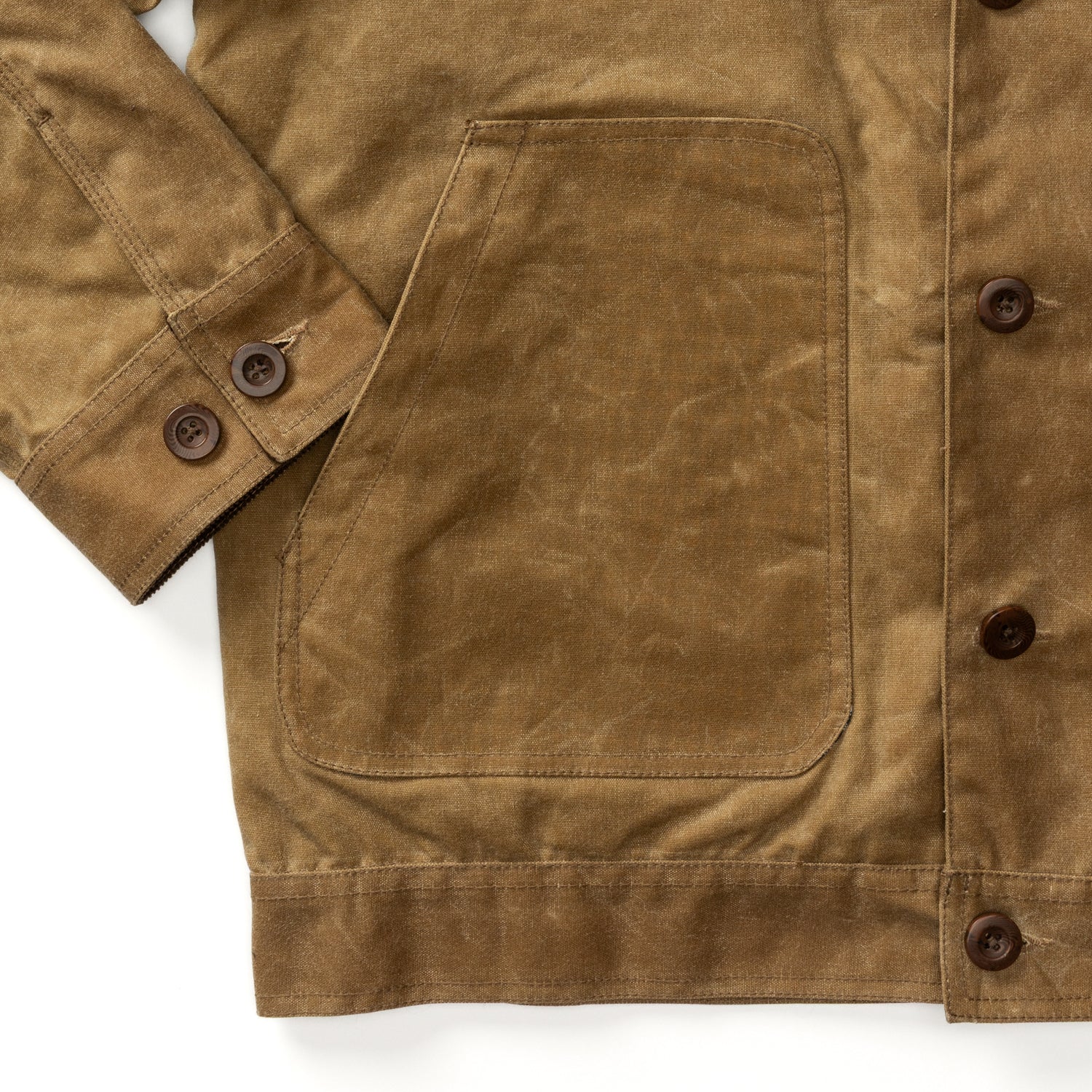 Waxed Duck Canvas Rancher Jacket - Umber Brown - Image 8