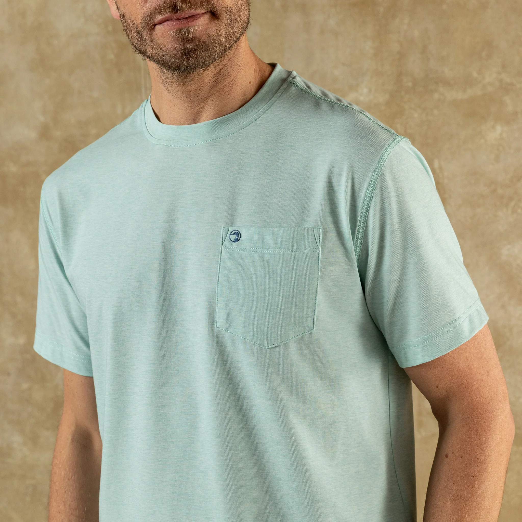 Windward Performance T-Shirt - Aspen Green Heather - Image 2